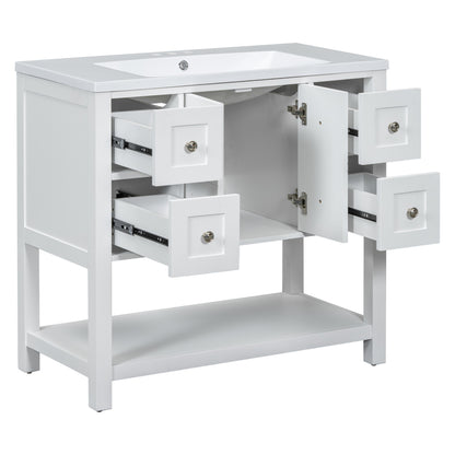 Guerrero Bathroom Vanity (White)