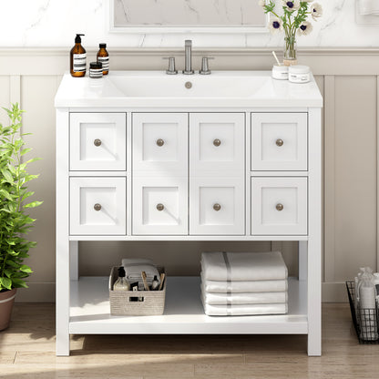 Guerrero Bathroom Vanity (White)