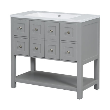 Guerrero Bathroom Vanity (Grey)