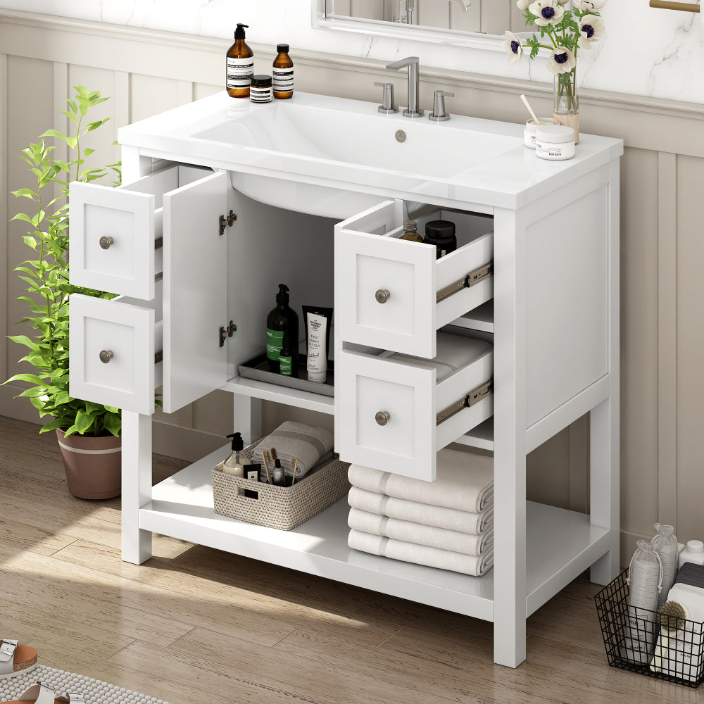 Guerrero Bathroom Vanity (White)