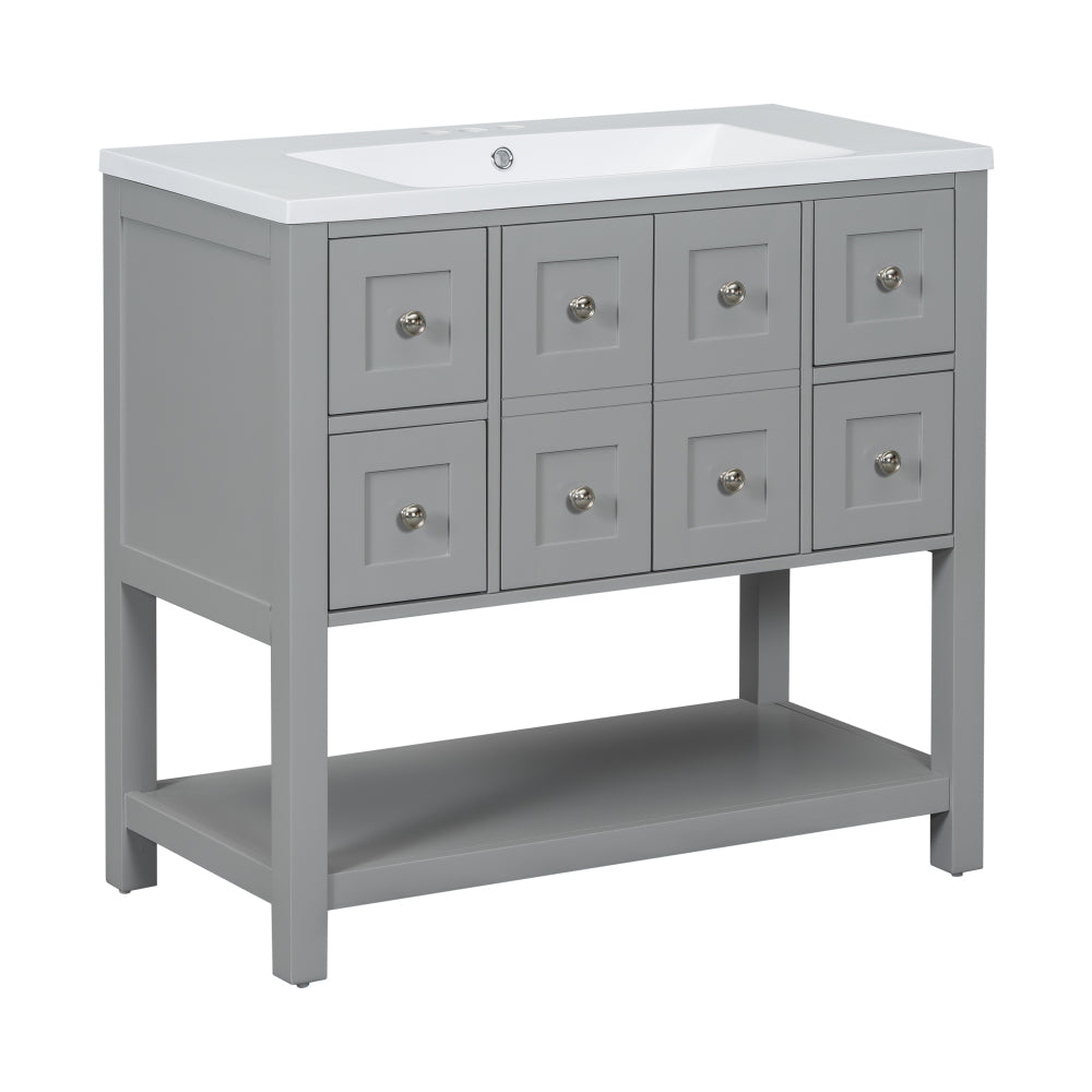 Guerrero Bathroom Vanity (Grey)
