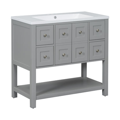 Guerrero Bathroom Vanity (Grey)