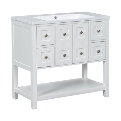 Guerrero Bathroom Vanity (White)