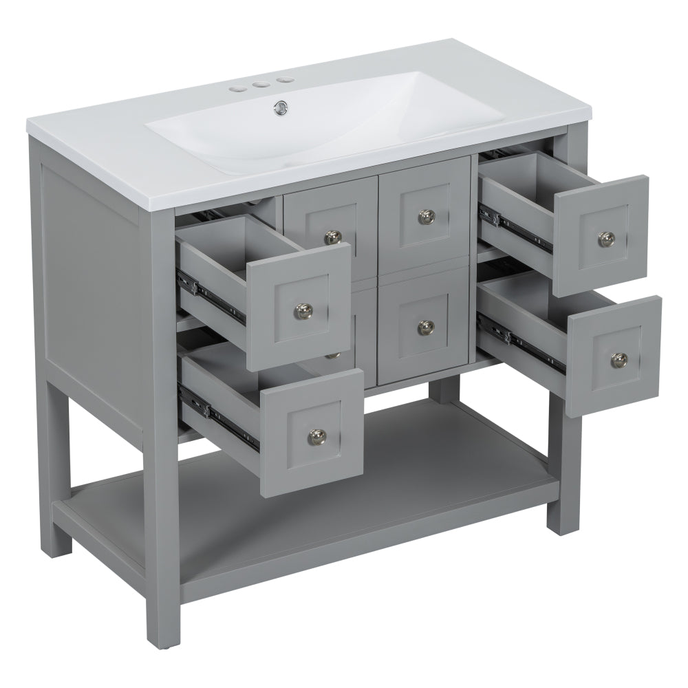 Guerrero Bathroom Vanity (Grey)