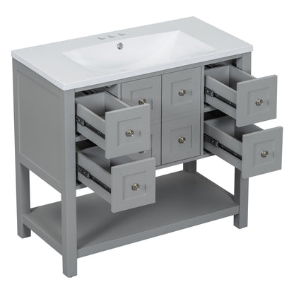 Guerrero Bathroom Vanity (Grey)