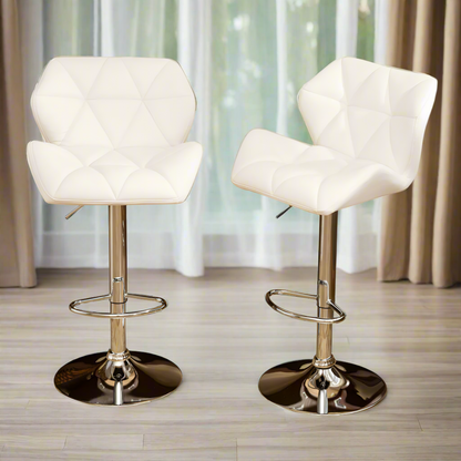 Ward Bar Stool, Set of 2 (White)