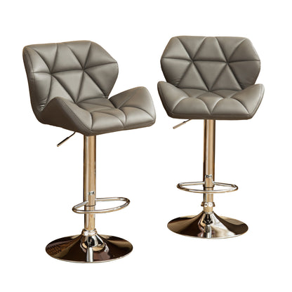 Ward Bar Stool, Set of 2 (Grey)