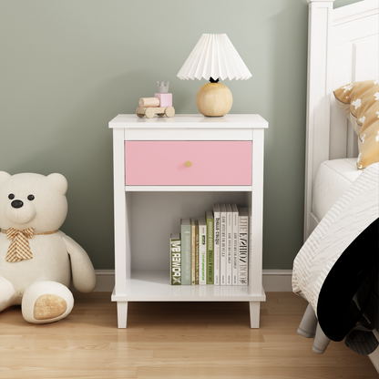 Benson Nightstand, Pink