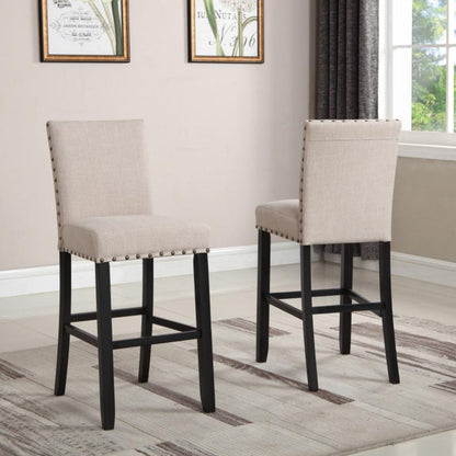 Porter Bar Stool, Set of 2 (Beige)