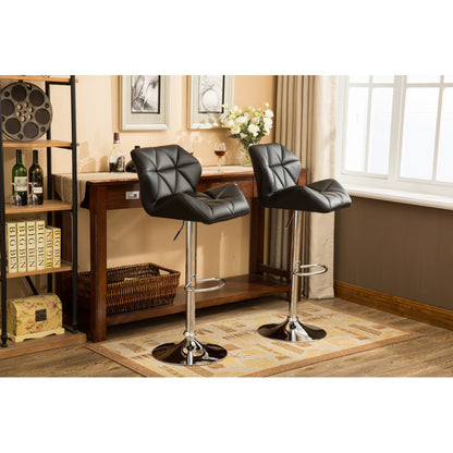 Ward Bar Stool, Set of 2 (Black)