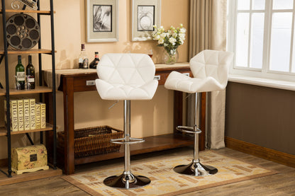 Ward Bar Stool, Set of 2 (White)