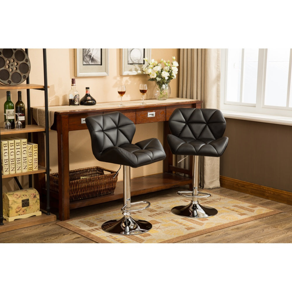 Ward Bar Stool, Set of 2 (Black)