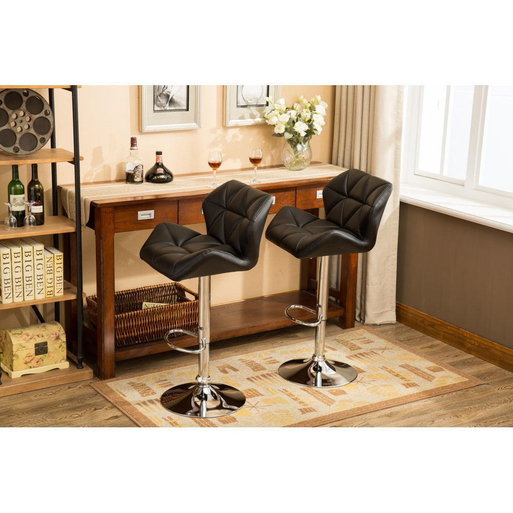 Ward Bar Stool, Set of 2 (Black)