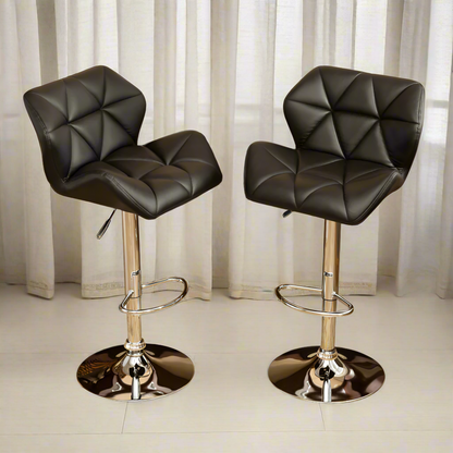 Ward Bar Stool, Set of 2 (Black)