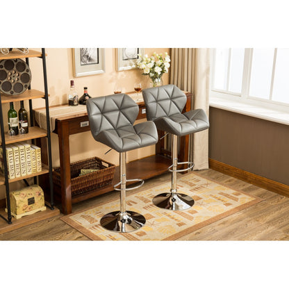 Ward Bar Stool, Set of 2 (Grey)