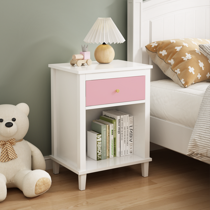 Benson Nightstand, Pink