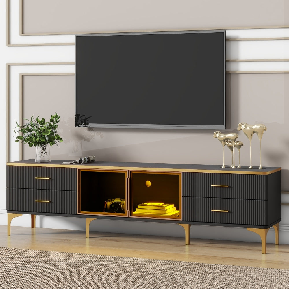Hester TV Stand (Black)