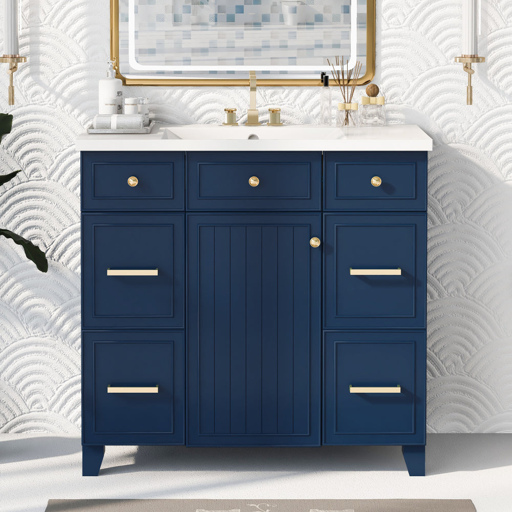 Middleton Bathroom Vanity, Blue