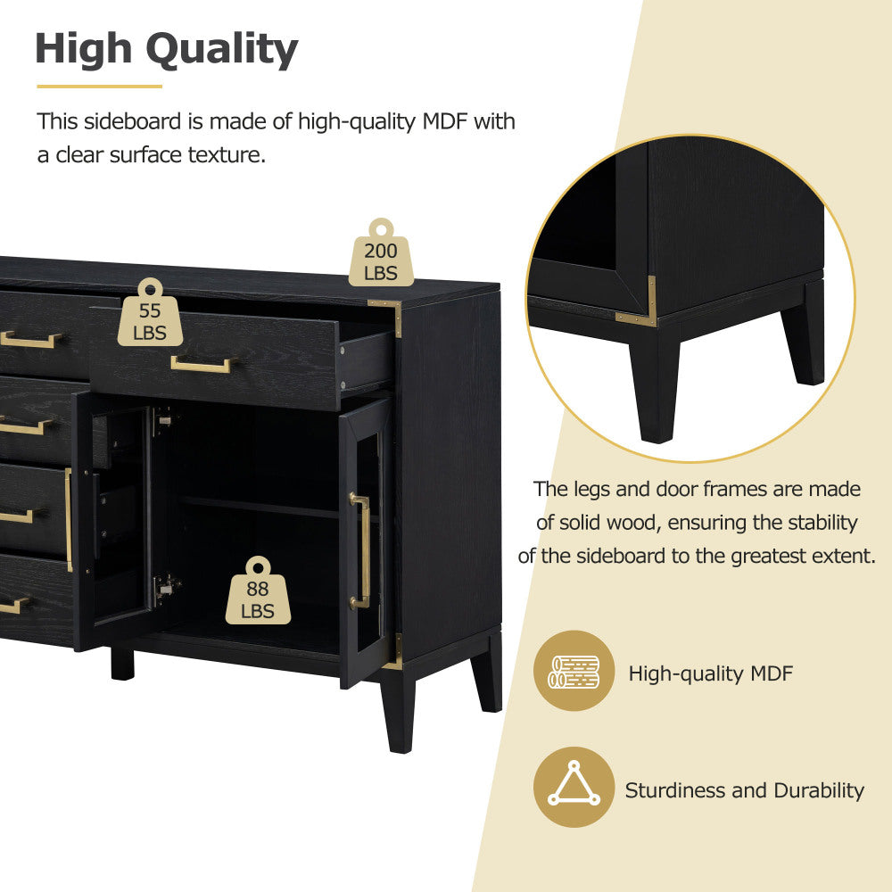 Conway Accent Cabinet (Black)