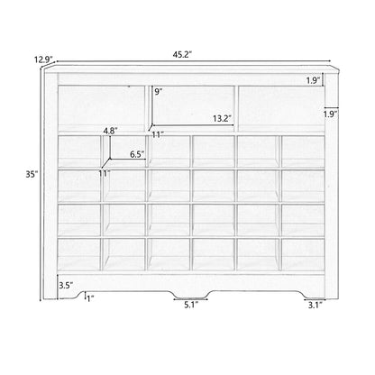 Villarreal Shoe Cabinet (White)