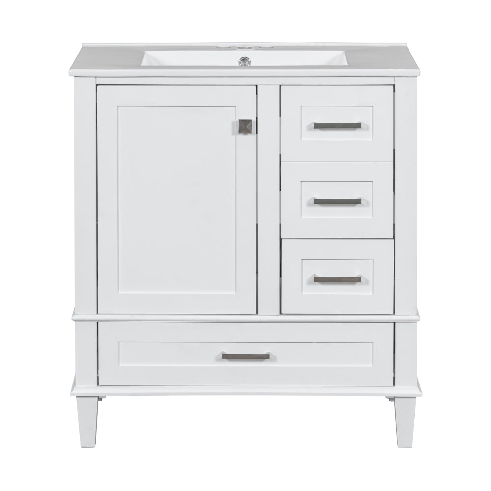 Mahoney Bathroom Vanity (White)