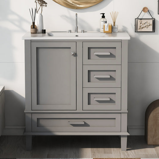 Mahoney Bathroom Vanity (Grey)