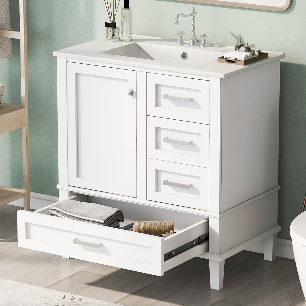 Mahoney Bathroom Vanity (White)