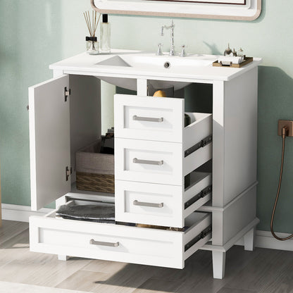 Mahoney Bathroom Vanity (White)