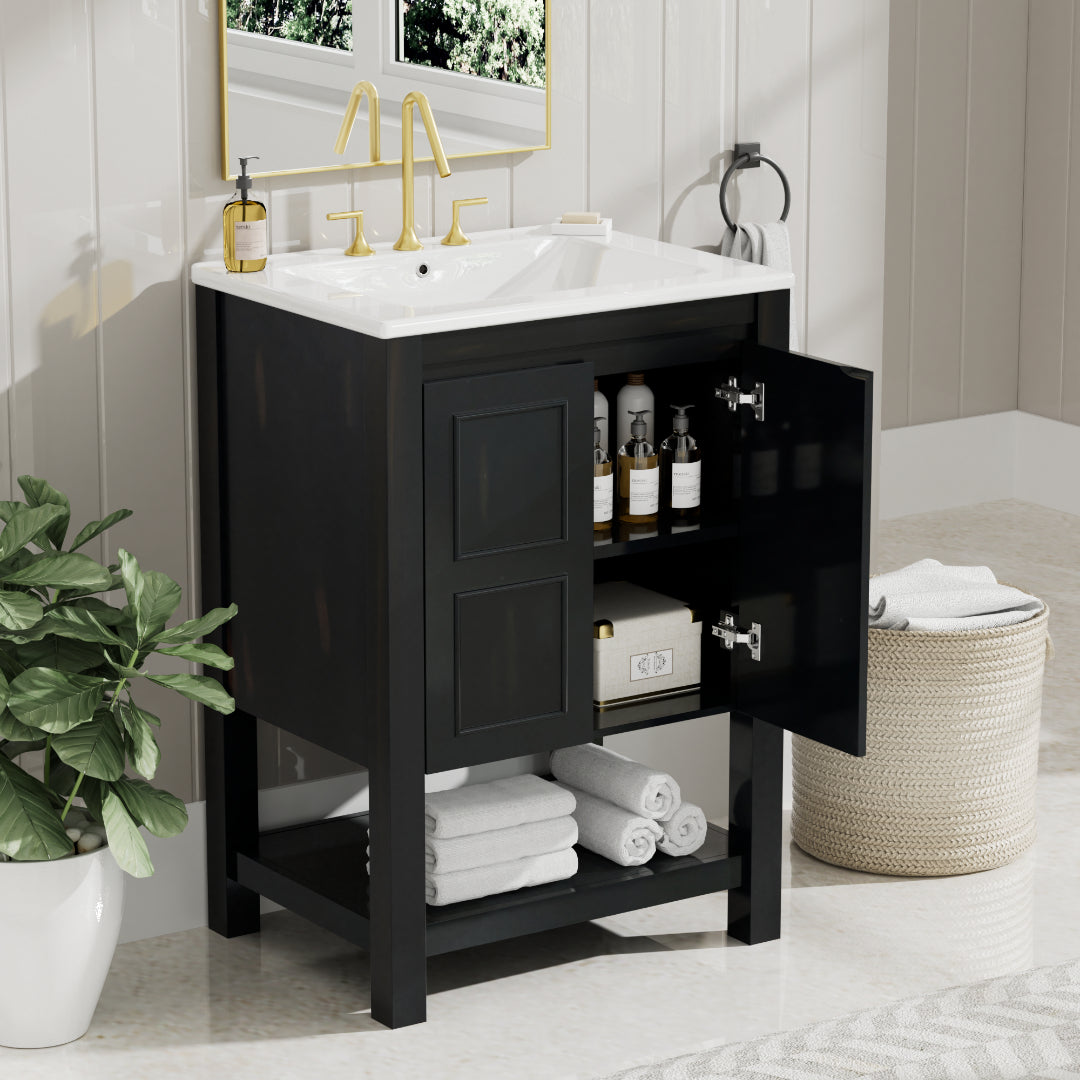 Elliott Bathroom Vanity with Ceramic Sink