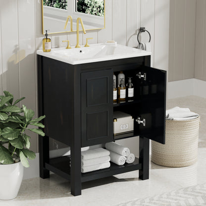 Elliott Bathroom Vanity with Ceramic Sink