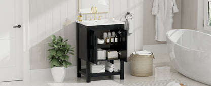 Elliott Bathroom Vanity with Ceramic Sink