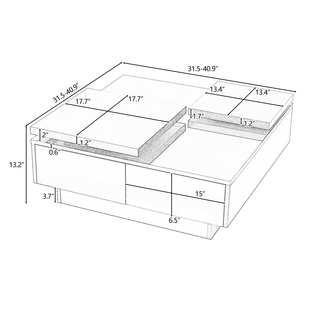 Avianna Coffee Table (White)