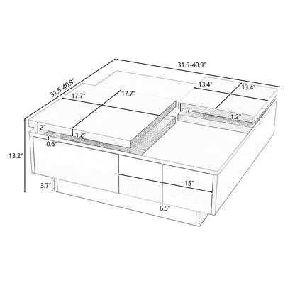 Avianna Coffee Table (White)