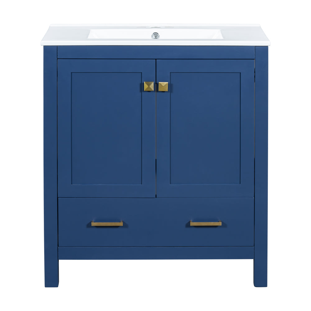 Bautista Bathroom Vanity, Blue