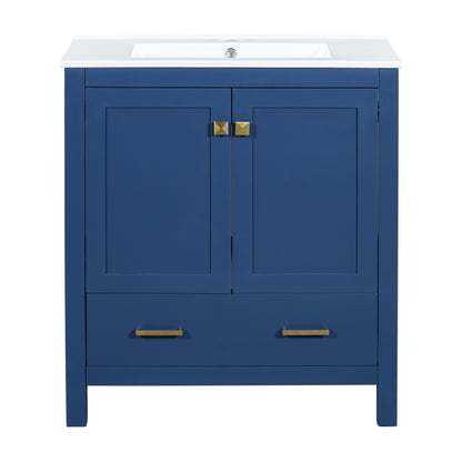 Bautista Bathroom Vanity, Blue