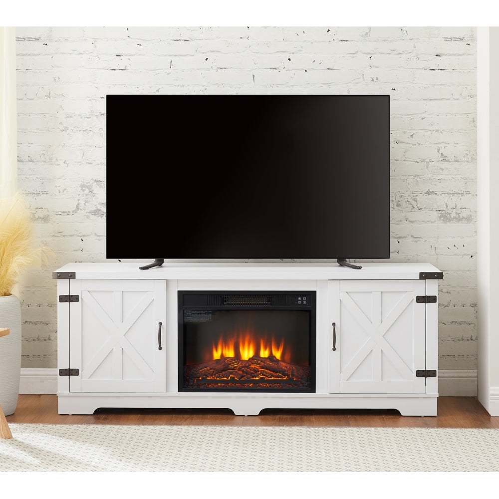 Aiden TV Stand, Fireplace