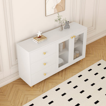 Mckenna Accent Cabinet (White)