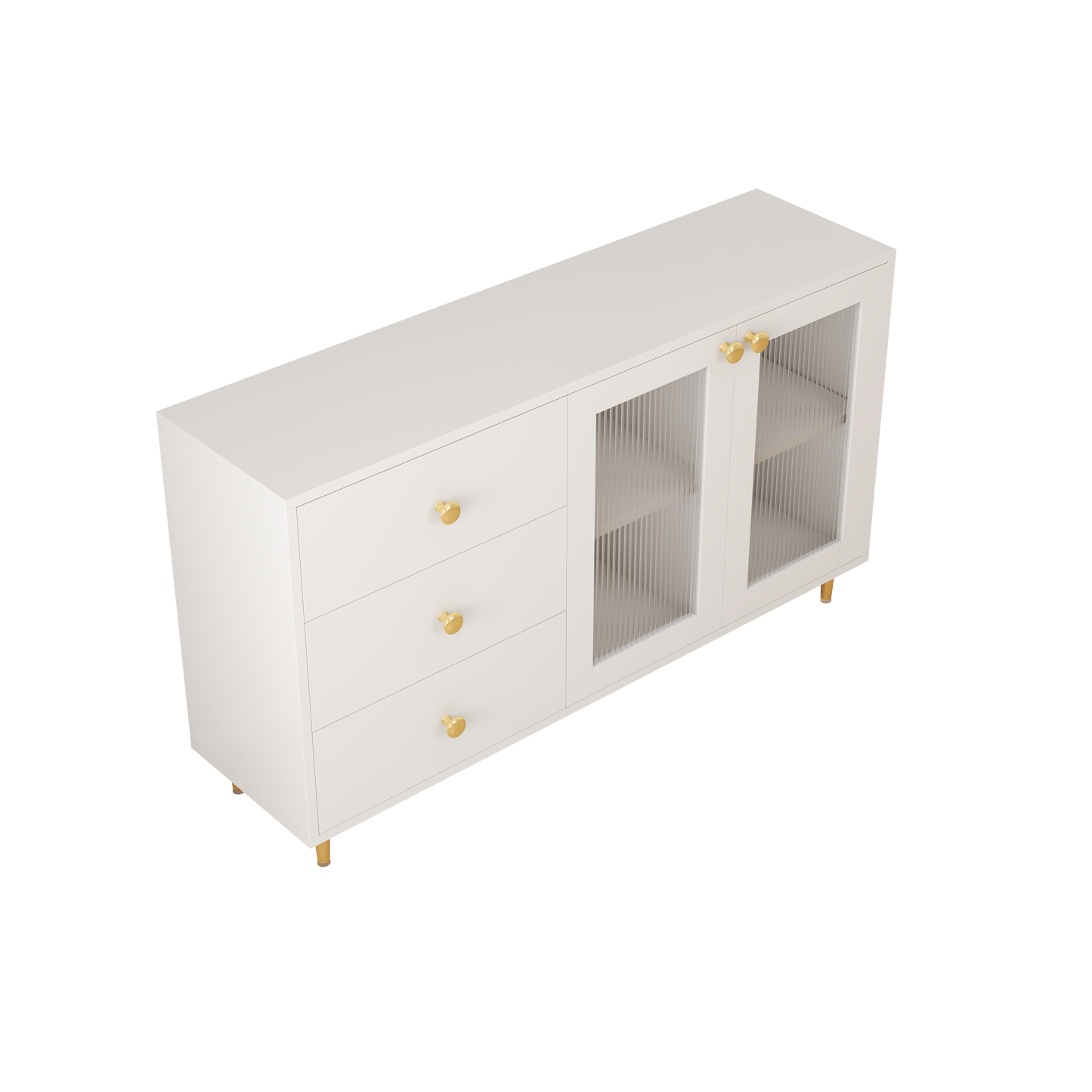 Mckenna Accent Cabinet (White)