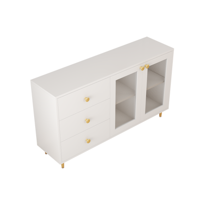 Mckenna Accent Cabinet (White)