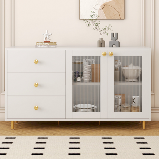 Mckenna Accent Cabinet (White)