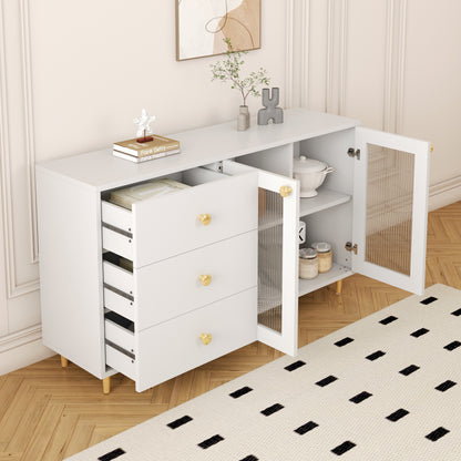 Mckenna Accent Cabinet (White)