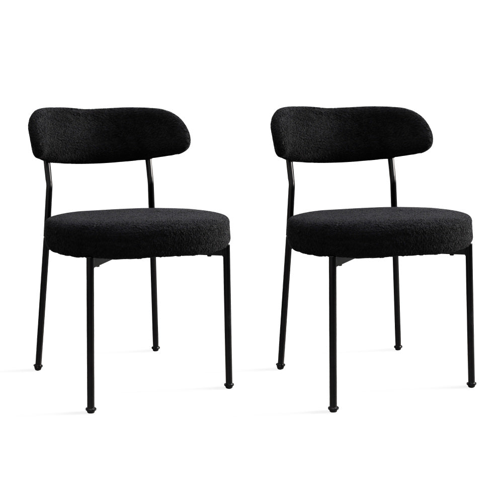 Amari Dining Chair, Set of 2 (Black)