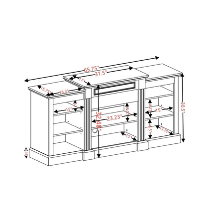 Farmer TV Stand (White)