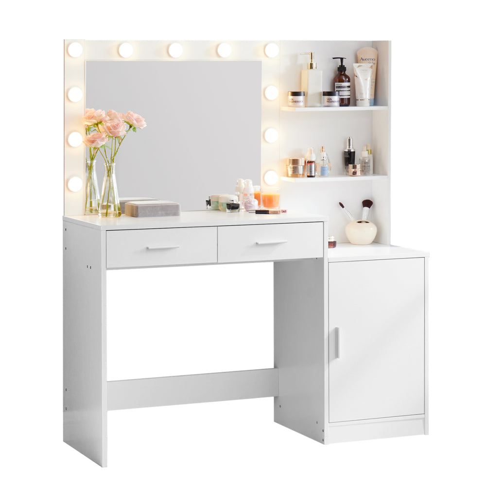 Makayla Vanity Desk, White