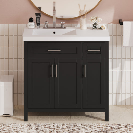 Brandt Bathroom Vanity, Black