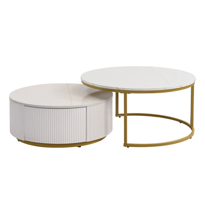 McKee Coffee Table, Gold