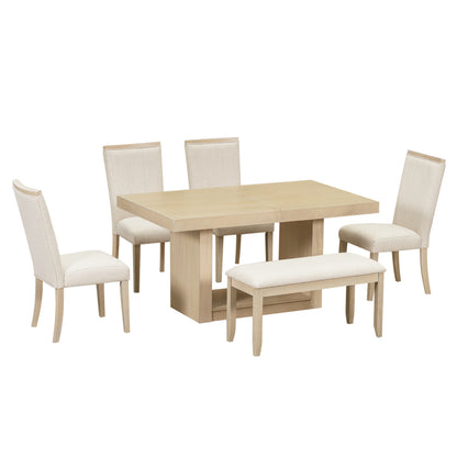 French Dining Set, Set of 6 (Natural)