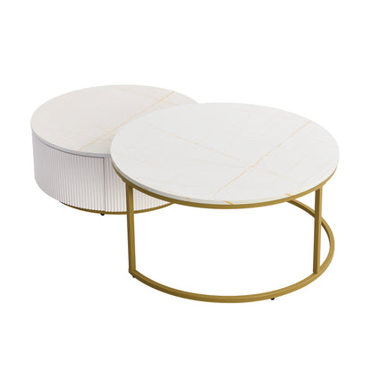 McKee Coffee Table, Gold