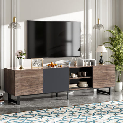 Karter TV Stand (Dark Brown)