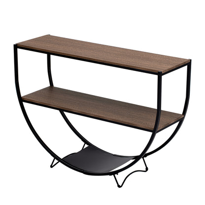 Keenan Accent Table, Dark Brown